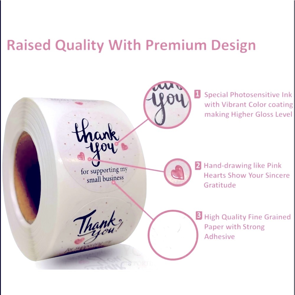 NEW Poshmark Packages "Thank You!" Gift Wrap Shipping Supplies Set ~ 100 Pcs - Picture 3 of 7